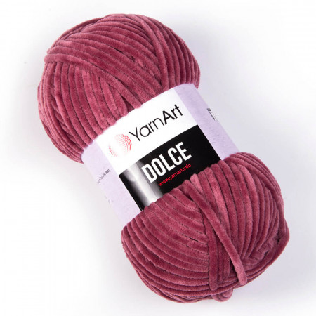 Dolce von YarnArt - 100g Chenille Garn - Farbe 751 beere