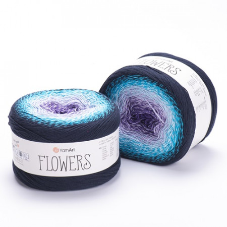 Flowers von YarnArt - 250g - Farbe 254