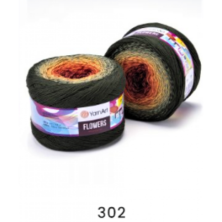 Flowers von YarnArt - 250g - Farbe 302