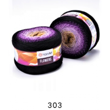Flowers von YarnArt - 250g - Farbe 303