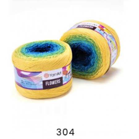 Flowers von YarnArt - 250g - Farbe 304