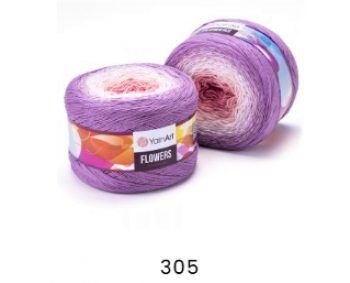 Flowers von YarnArt - 250g - Farbe 305