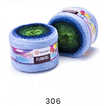 Flowers von YarnArt - 250g - Farbe 306