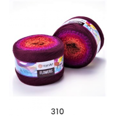 Flowers von YarnArt - 250g - Farbe 310