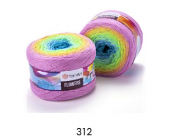 Flowers von YarnArt - 250g - Farbe 312