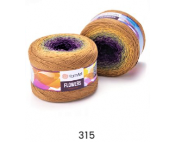 Flowers von YarnArt - 250g - Farbe 315