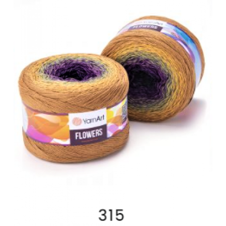 Flowers von YarnArt - 250g - Farbe 315