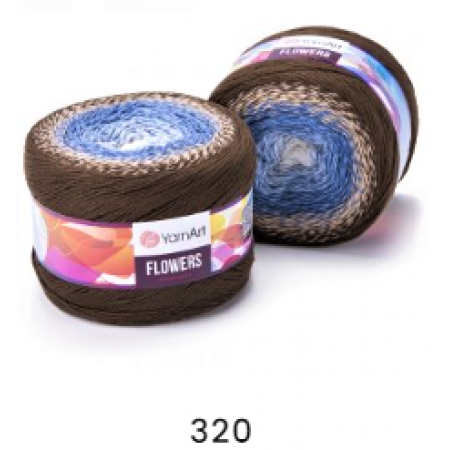 Flowers von YarnArt - 250g - Farbe 320