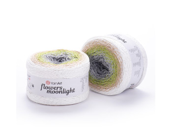 Flowers Moonlight mit Glitzer von YarnArt - 260g - Farbe 3274