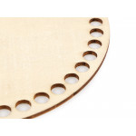 Boden zur Herstellung von Körben - Sperrholz - Rund 15cm