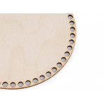 Boden zur Herstellung von Körben - Sperrholz - Rund 16cm