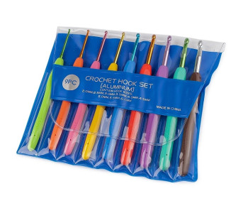 Häkelnadel-Set / 9 Stück  ( 2 - 6 mm) 